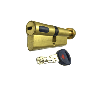 Цилиндровый механизм Mauer New Wave 4 вертушка-ключ-L=77мм/36-41/,цвет латунь, 5 ключей